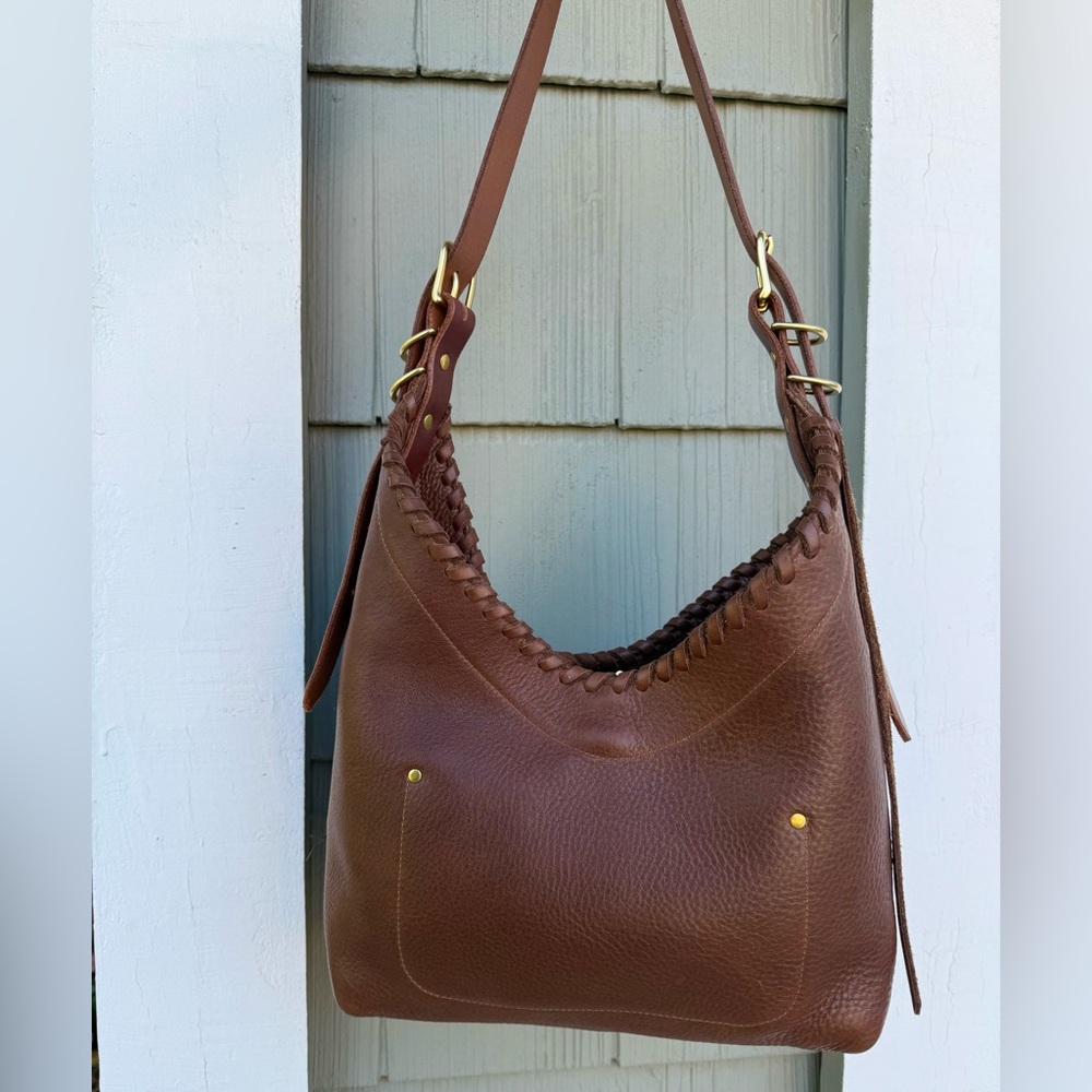 HH Dry Goods Artisan Made Mora Shoulder Bag in Limited Edition Walnut Leather - Picture 8 of 10
